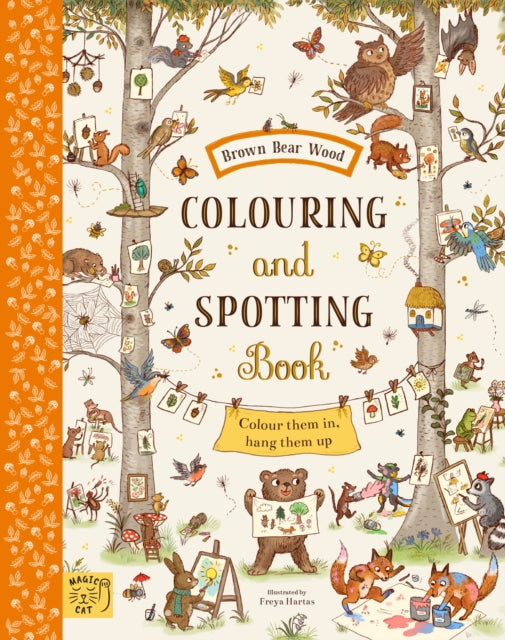 Colouring and Spotting Book: Brown Bear Wood — Freya Hartas