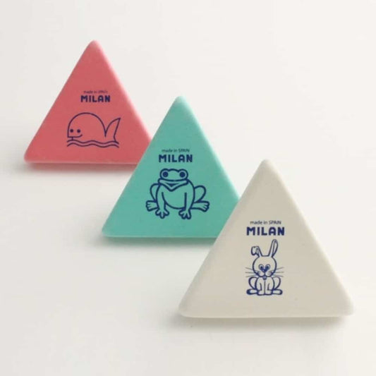 Triangle Milan Erasers