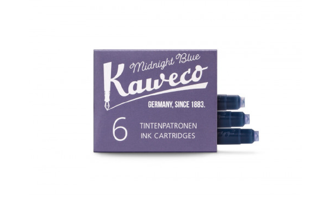 Kaweco Ink Cartridges - Pack of 6 - Various Colours