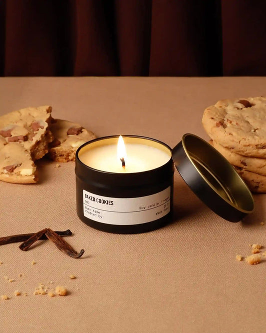 Wick Guru Tin Candle (90g) — Baked Cookies