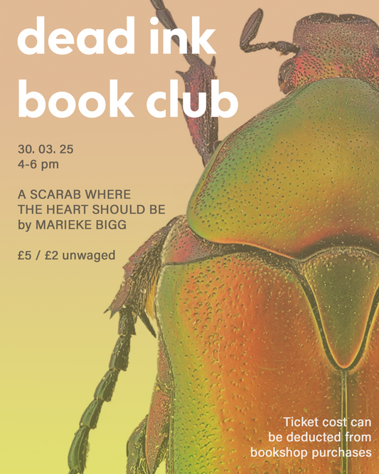 MAR 30 - Dead Ink Book Club - A Scarab Where The Heart Should Be by Marieke Bigg