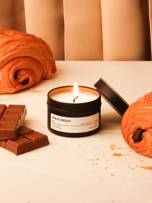 Wick Guru Tin Candle (90g) — Pain Au Chocolat